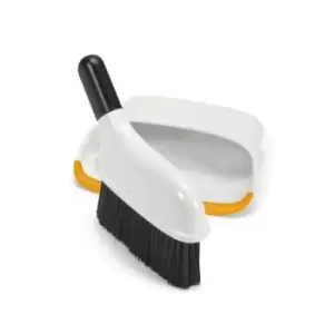 OXO Softworks Compact Mini Dustpan and Brush, 16x18x4.6cm