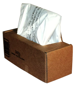 Fellowes Waste Bags Capacity 53 75 Litre 1 x Box of 50 Bags for