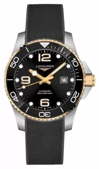 LONGINES L37823569 HydroConquest Automatic 43mm Black Rubber Watch