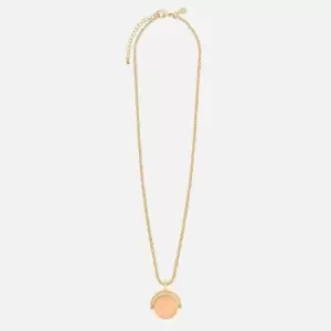 Joma Jewellery Womens Positivity Pendants Live Love Sparkle Necklace - Gold