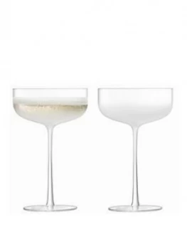 Lsa International Mist Champagne Glasses Set Of 2