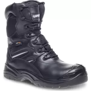 Apache COMBAT Non Metallic High Leg Safety Boots Black Size 8