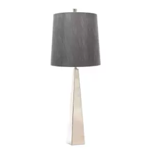 Ascent 1 Light Table Lamp Polished Nickel, E27