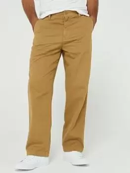 Levis XX Stay Loose Chino Trousers - Beige, Beige, Size 34, Inside Leg Regular, Men