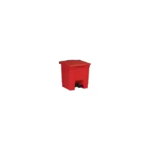 Rubbermaid 12G/45L Step-on Container Red