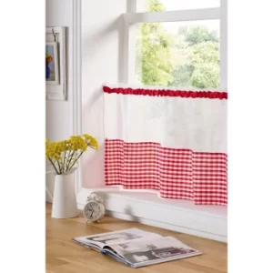 Gingham Cafe Curtain Panels
