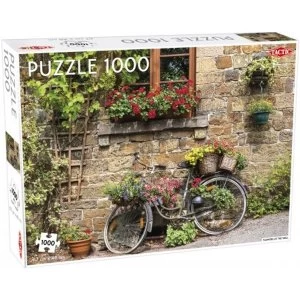 Flowers at the Wall 1000 Piece Jigsaw Puzzle