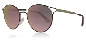 Prada Cinema Sunglasses Bordaux/Pale Gold USH5L2 53mm