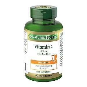 Natureamp39s Bounty Vitamin C 1000 mg with Rose Hips 60 Coated Caplets