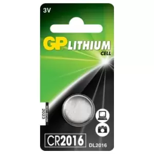 Gp Lithium Button Cell Battery CR2016 Single - GPPBL2016140