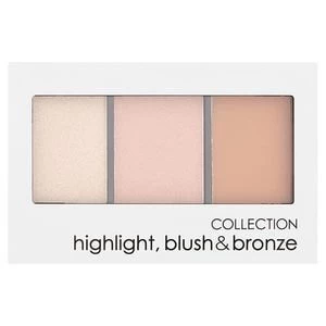 Collection Blush Bronze Highlighter Trio Nudes Nude