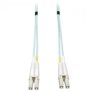 Tripp Lite 10GB Duplex Multimode 50/125 OM3 LSZH Fiber Patch Cable (LC/LC) - Aqua 30M