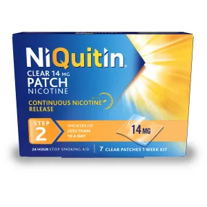 NiQuitin Clear Nicotine Patches 14mg