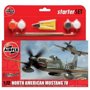 North American Mustang Mk.IV 1:72 Air Fix Small Starter Set