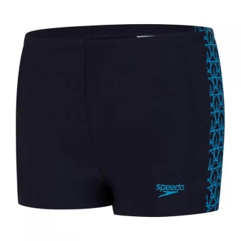 Speedo Boomstar Splice Swimming Shorts Junior Boys - Navy/Pool