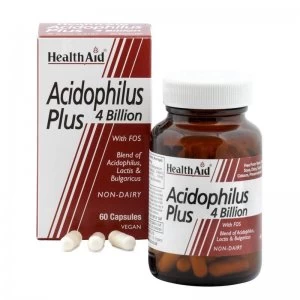 HealthAid Acidophilus Plus (4 Billion) Probiotic Capsules 60