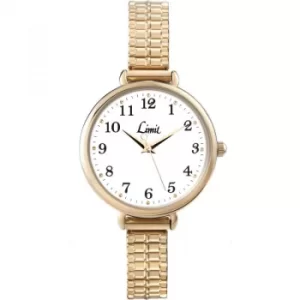 Ladies Limit Gold Plated Expanding Bracelet Watch