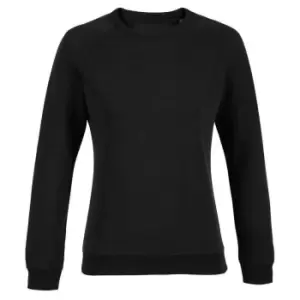 NEOBLU Womens/Ladies Nelson French Terry Sweatshirt (M) (Deep Black)