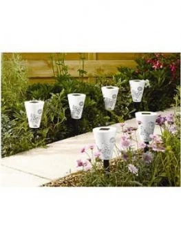 Smart Solar Silhouette Butterfly Stake Lights (6 Pack)