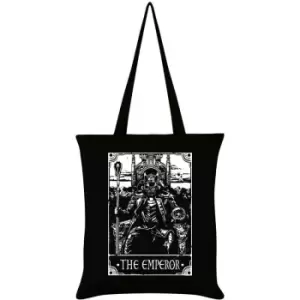 Deadly Tarot The Emperor Tote Bag (One Size) (Black/White) - Black/White