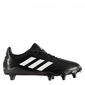 Adidas Rumble Mens Rugby Boots Soft Ground - Black/White