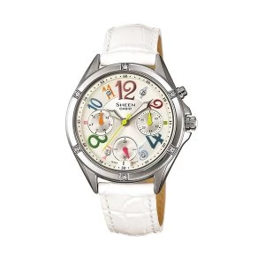Casio SHEEN Multiple Hand Models Analog Watch SHE-3031L-7A - White