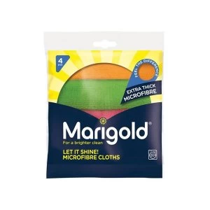 Marigold Let It Shine Microfibre Cloths 4 pack