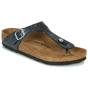 Birkenstock GIZEH womens Flip flops / Sandals (Shoes) in Black,4.5,2.5