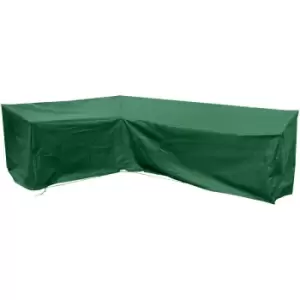 Cozy Bay Large Modular L Shape Sofa Cover in Green