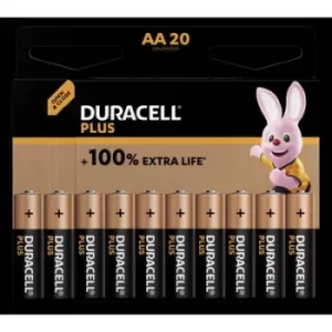 Duracell Plus-AA CP20 AA battery Alkali-manganese 1.5 V 20 pc(s)