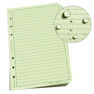 Rite in the Rain Loose Leaf Universal Sheets 4.5 x 7" Green