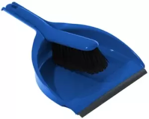 Hygiene Dustpan & Soft Brush - Blue 191223/B CLEENOL