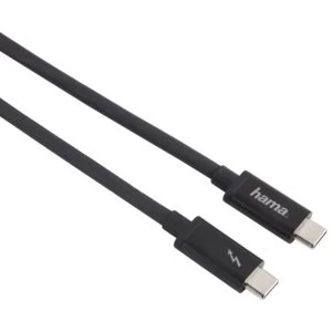Hama 0.5m Thunderbolt 3 USB Type C Cable