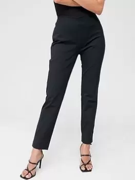 Lauren by Ralph Lauren Keslina-skinny-pant, Black, Size 12, Women