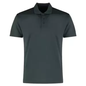 Kustom Kit Mens Cooltex Plus Micro Mesh Polo Shirt (XL) (Graphite Grey)