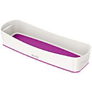 Leitz Organiser Tray WOW 52581062 White, Purple Plastic 30.7 x 10.5 x 5.5cm 1