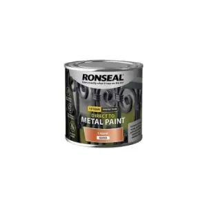 Ronseal 15 Year Direct To Metal Paint - Gloss - Copper - 250ml - Copper