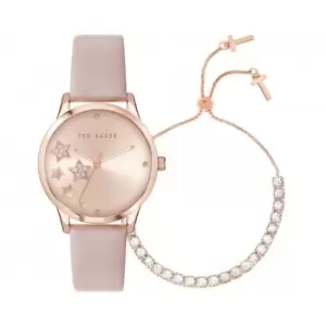 Ladies Fitzrovia Stars Stainless Steel Pink Watch BKGFW2218