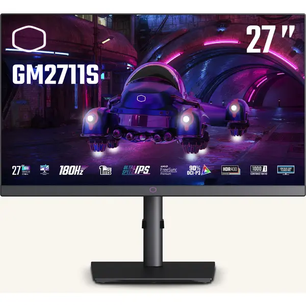 Cooler Master GM2711S-EK 27 QHD 180Hz 1ms IPS Gaming Monitor