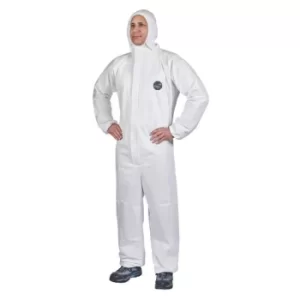 DuPont Proshield White Coveralls Hooded (3XL)