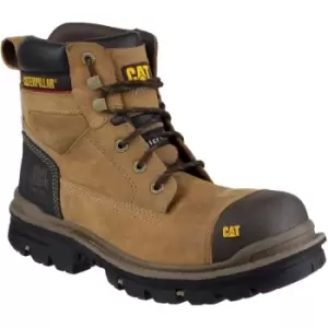 Caterpillar Gravel 6" Mens Dark Beige Safety Boots (8 UK) (Beige) - Beige