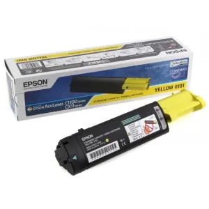 Epson C13S050191 Yellow Laser Toner Ink Cartridge