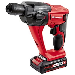 Einhell Power-X-Change 18V Cordless Rotary Hammer Kit with 1 x 1.5AH Li-Ion Battery and Carry Case