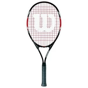 Wilson Fusion XL Tennis Racket Red/Black - Grip 3