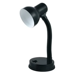 Lloytron 35W 'Mini Classic' Small Flexi Desk Lamp - Black