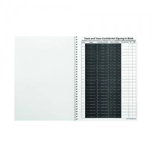 Identibadge Track And Trace Visitor Book Refill Gdpr Compliant IBR-TT