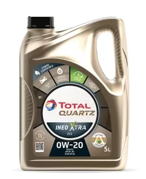 Total Quartz Synthetic Engine Motor Oil Ineo Xtra EC5 Performance 0W20 5L 225944