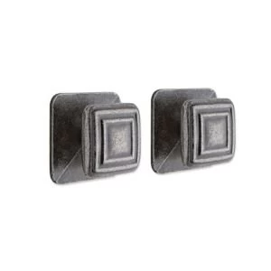 IT Kitchens Pewter effect Square Cabinet knob L28mm Pack of 1