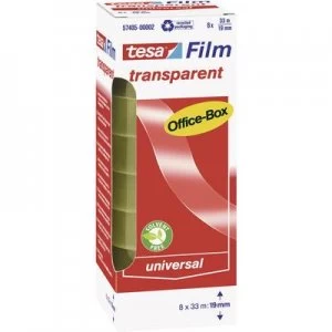 tesa 57405-00002-00 57405-00002-00 Adhesive film tesafilm Transparent (L x W) 33 m x 19mm 8 pcs