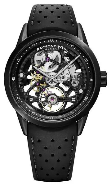 Raymond Weil 2785-BKR-20000 Freelancer 42mm Skeleton Black Watch